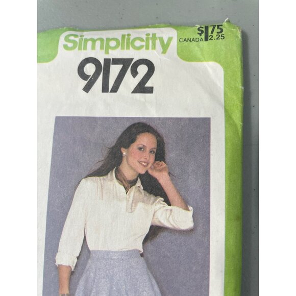 Simplicity 9172 Misses Jiffy Skirt Sewing Pattern Size 16 Two Lengths 1979 CUT - Picture 3 of 7